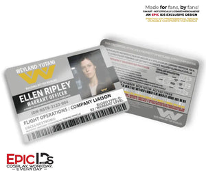 Ellen Ripley Crew ID Badge – Weyland-Yutani, USCSS Nostromo – Alien (1979)