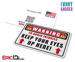 AmusePins™ Collection - Warning Sign Card Set (2-Pack) - Epic IDs