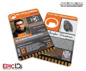 Gordon Freeman Science Team ID Badge — Black Mesa Research Facility, Half-Life