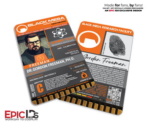 Gordon Freeman Science Team ID Badge — Black Mesa Research Facility, Half-Life