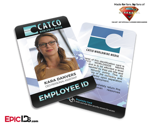 CATCO Worldwide Media 'Supergirl' Kara Danvers Employee ID - Epic IDs