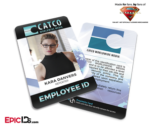CATCO Worldwide Media 'Supergirl' Kara Danvers Employee ID - Epic IDs