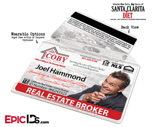 Coby Real Estate 'Santa Clarita Diet' Cosplay / Name Tag / Broker ID - Joel Hammond - Epic IDs