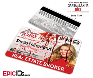 Coby Real Estate 'Santa Clarita Diet' Cosplay / Name Tag / Broker ID - Sheila Hammond - Epic IDs