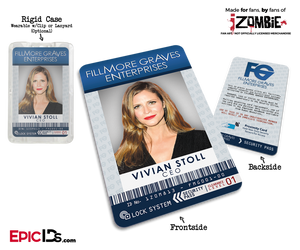 Fillmore Graves Enterprises 'iZombie' Cosplay Employee ID - Vivian Stoll - Epic IDs