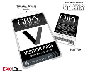 Grey Enterprises 'Fifty Shades Of Grey' Cosplay Visitor Pass - Epic IDs