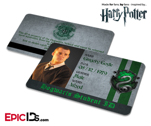Harry Potter Inspired Hogwarts Student ID (Slytherin) - Gregory Goyle - Epic IDs