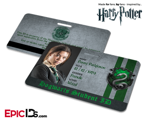Harry Potter Inspired Hogwarts Student ID (Slytherin) - Pansy Parkinson - Epic IDs