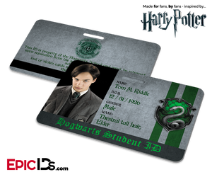 Harry Potter Inspired Hogwarts Student ID (Slytherin) - Tom Riddle - Epic IDs