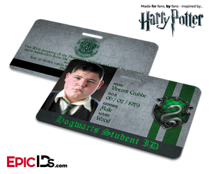 Harry Potter Inspired Hogwarts Student ID (Slytherin) - Vincent Crabbe - Epic IDs