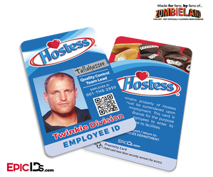 Hostess 'Tallahassee' Zombieland Cosplay Employee ID - Epic IDs
