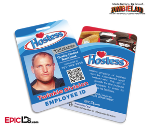 Hostess 'Tallahassee' Zombieland Cosplay Employee ID - Epic IDs