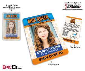 Max Rager 'iZombie' Cosplay Employee ID - Gilda Du Clark - Epic IDs