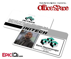 Office Space Inspired Initech Employee ID / Name Badge - Samir Nayeenanajar - Epic IDs
