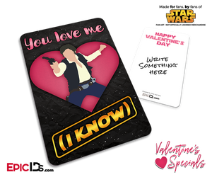Pocket Sized Premium Valentines Day Star Wars 'Light Side' Custom Card Pack - Epic IDs
