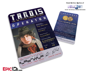 TARDIS 'Doctor Who' Operator License - (04) The Forth Doctor - Epic IDs