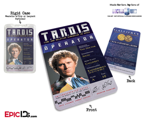 TARDIS 'Doctor Who' Operator License - (06) The Sixth Doctor - Epic IDs