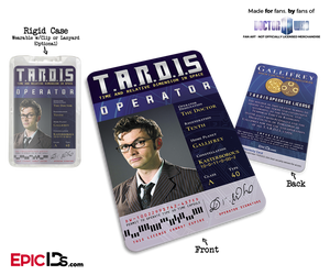 TARDIS 'Doctor Who' Operator License - (10) The Tenth Doctor - Epic IDs
