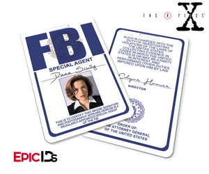 The X-Files Inspired (Classic Edition - Style 2) Dana Scully FBI Special Agent ID - Epic IDs