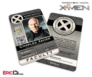 Xavier Institute For Higher Learning 'X-Men' Faculty ID Card - Charles Xavier / Professor X - Epic IDs