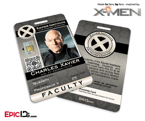 Xavier Institute For Higher Learning 'X-Men' Faculty ID Card - Charles Xavier / Professor X - Epic IDs