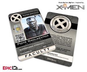 Xavier Institute For Higher Learning 'X-Men' Faculty ID Card - Piotr Nikolaievitch / Colossus - Epic IDs