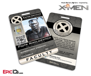 Xavier Institute For Higher Learning 'X-Men' Faculty ID Card - Piotr Nikolaievitch / Colossus - Epic IDs