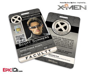 Xavier Institute For Higher Learning 'X-Men' Faculty ID Card - Scott Summers / Cyclops - Epic IDs