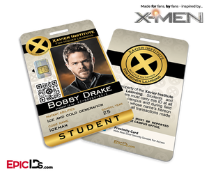 Xavier Institute For Higher Learning 'X-Men' Student ID Card - Bobby Drake / Iceman - Epic IDs