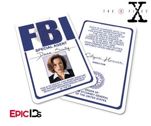 The X-Files Inspired (Classic Edition - Style 2) Dana Scully FBI Special Agent ID
