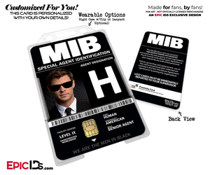 Special Agent 'MIB - Men In Black International' Cosplay Name Badge [Movie Characters]