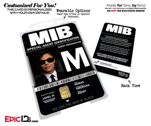 Special Agent 'MIB - Men In Black International' Cosplay Name Badge [Movie Characters]