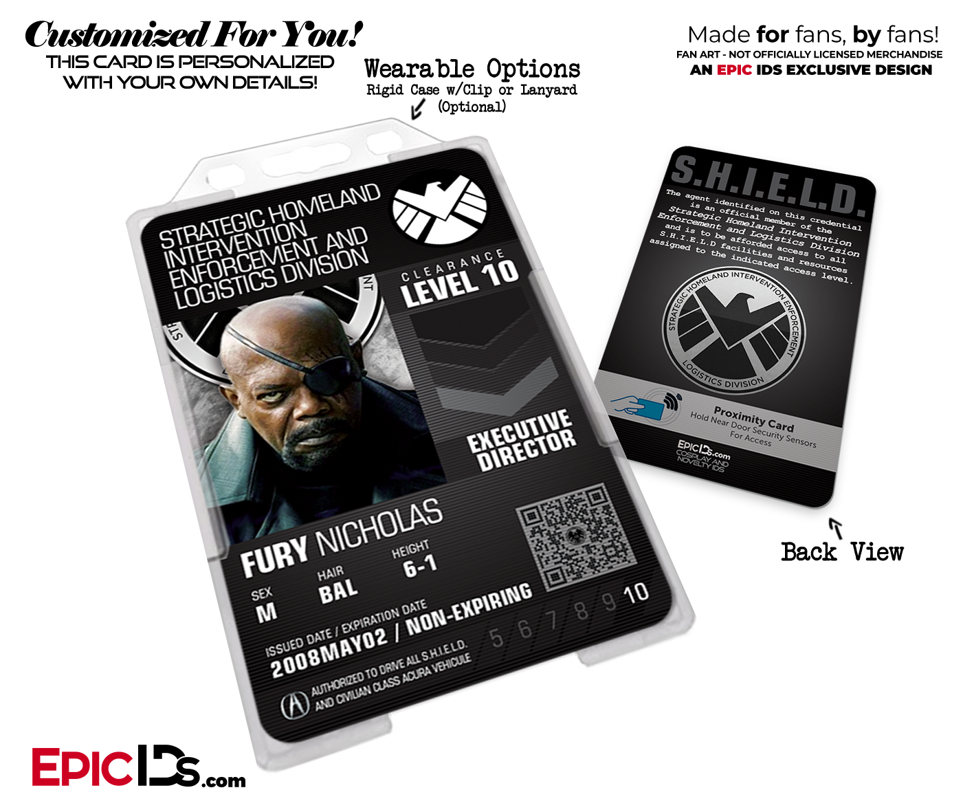 Agents of SHIELD Post Avengers Endgame Cosplay Agent ID Badge - [Movie / TV Characters]
