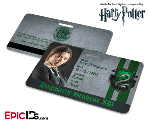 Harry Potter Inspired Hogwarts Student ID (Slytherin) - Pansy Parkinson