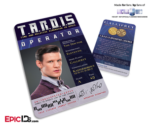 TARDIS 'Doctor Who' Operator License - (11) The Eleventh Doctor