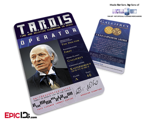 TARDIS 'Doctor Who' Operator License - (01) The First Doctor