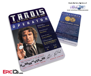 TARDIS 'Doctor Who' Operator License - (08) The Eighth Doctor