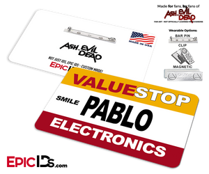 ValueStop 'Ash vs Evil Dead' Cosplay Replica Name Badge - Pablo (Electronics)