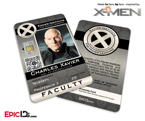 Xavier Institute For Higher Learning 'X-Men' Faculty ID Card - Charles Xavier / Professor X