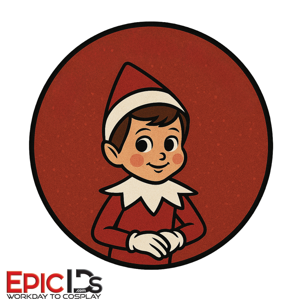 Elf on the...  North Pole ID Badges