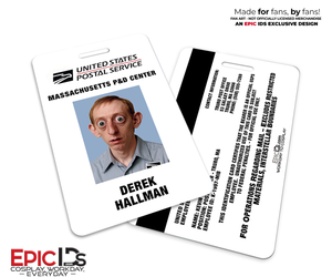 USPS Derek Hallman “Sorting Machine Alien” ID Badge – Men in Black II — Screen-Accurate Style