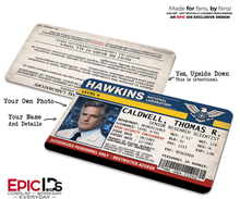 Hawkins Lab Personnel ID Badge – Stranger Things — Photo Personalized