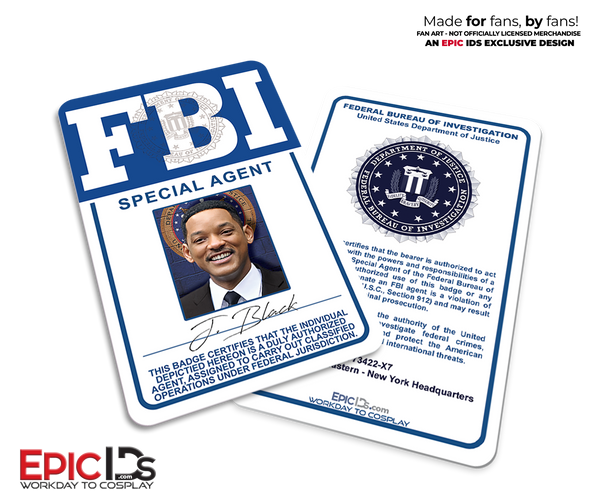 Men In Black K FBI Badge | MIB Cosplay Prop | Special Agent Manhielm ...