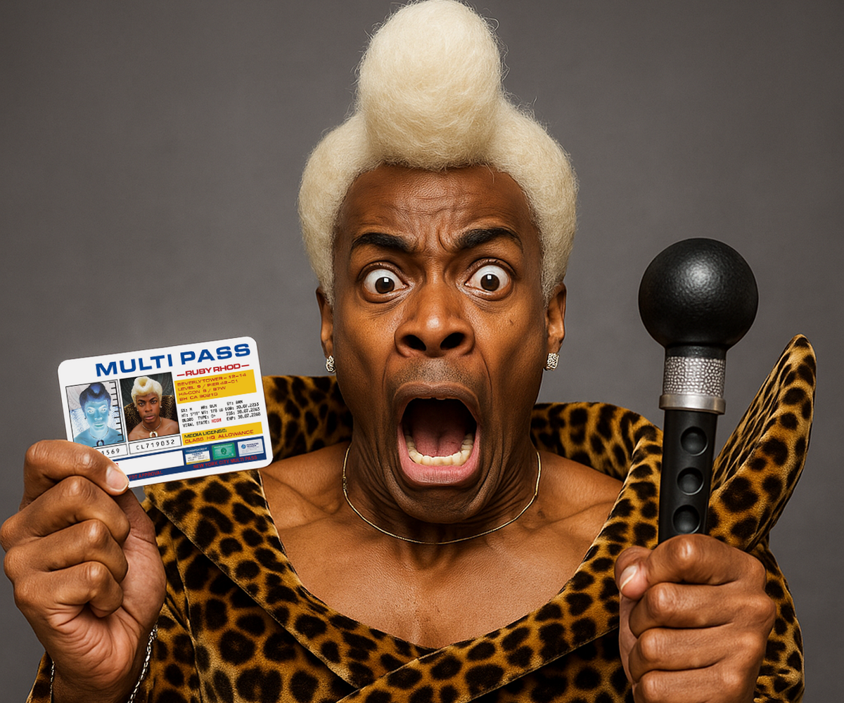 Ruby Rhod Multipass ID Card — The Fifth Element — Cinematic Enhanced Edition