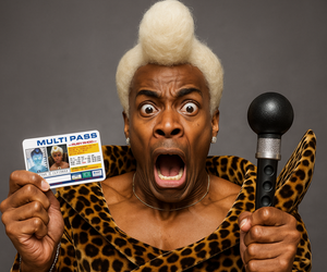 Ruby Rhod Multipass ID Card — The Fifth Element — Cinematic Enhanced Edition