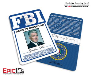 Twin Peaks FBI Deputy Director ID Badge – Gordon Cole Cosplay Prop
