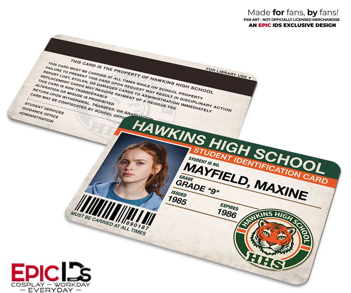 Max Mayfield Student ID Badge – Hawkins High School – Stranger Things (Season 4)