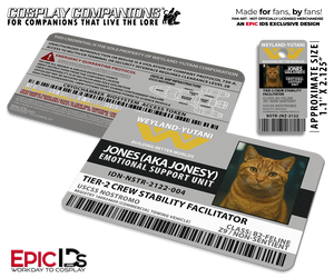 Jonesy Crew ID Badge – Weyland-Yutani, USCSS Nostromo – Alien (1979)