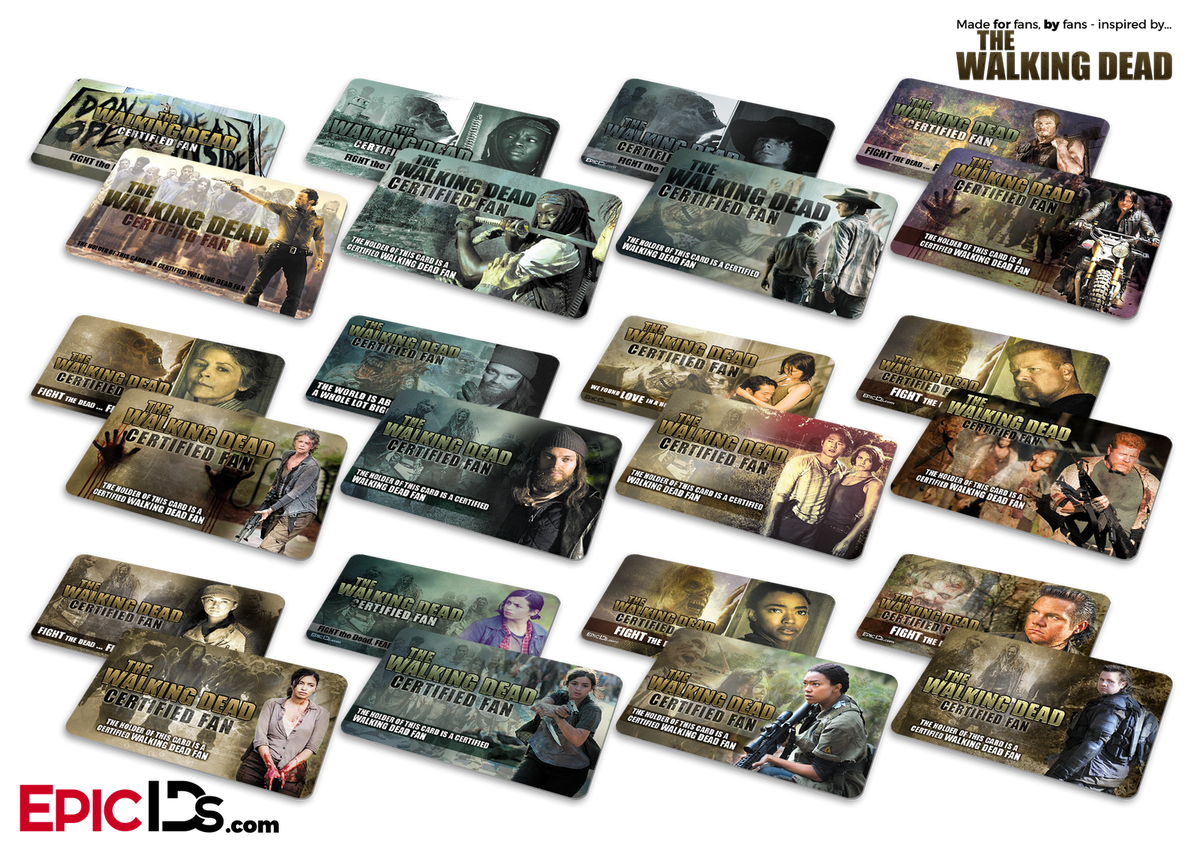 AMC&#39;s The Walking Dead Inspired Certified Fan ID Card - Epic IDs