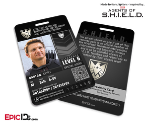 Agents of SHIELD Inspired 'Real' SHIELD Agent ID — Clint Barton